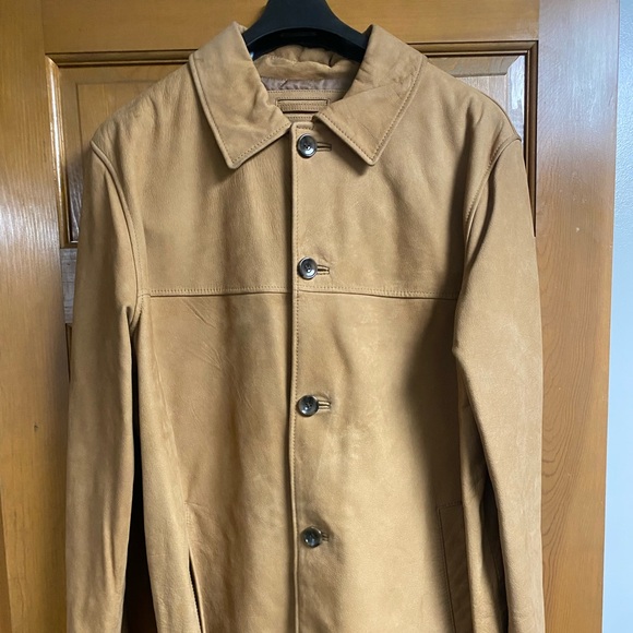 Eddie Bauer Suede Fully lined waist length Jacket Size XL